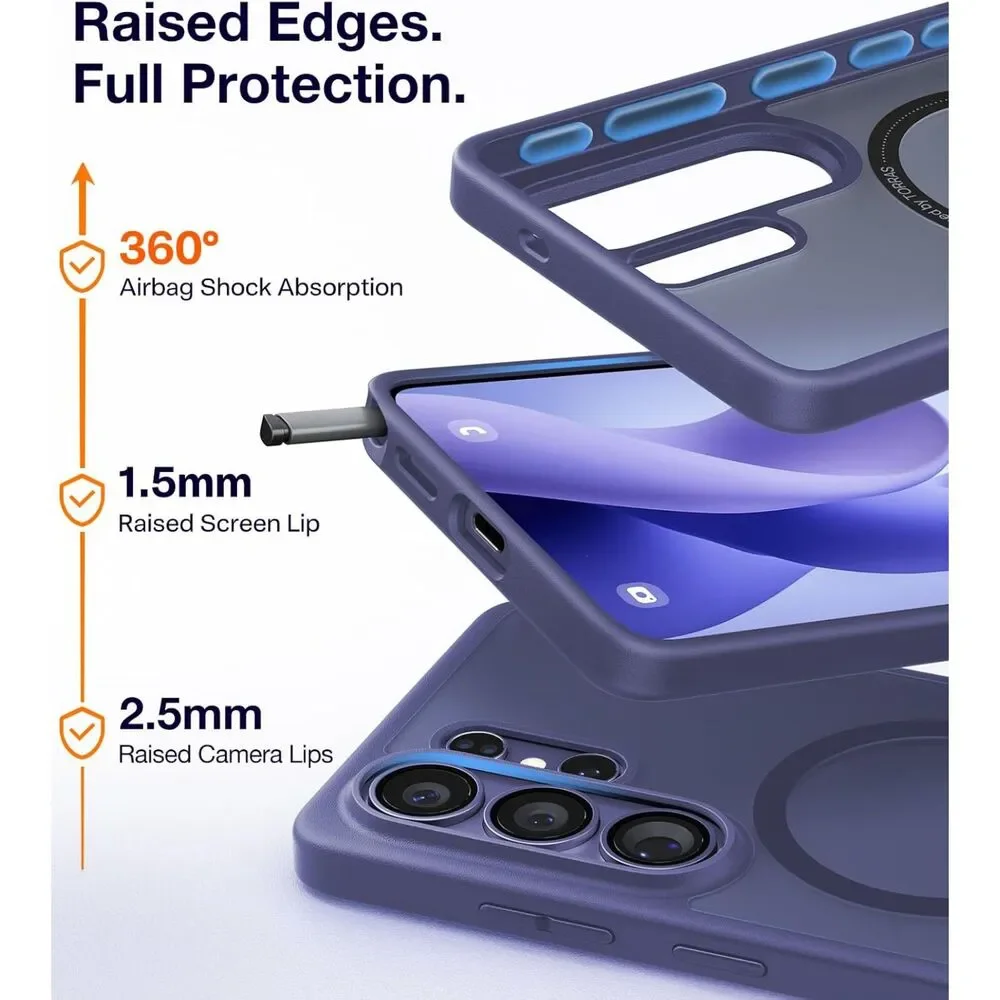 TORRAS for Samsung Galaxy S26 Ultra Case, [Military Grade Protection], Purple